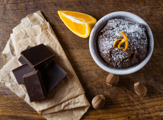 Fondant chocolat orange