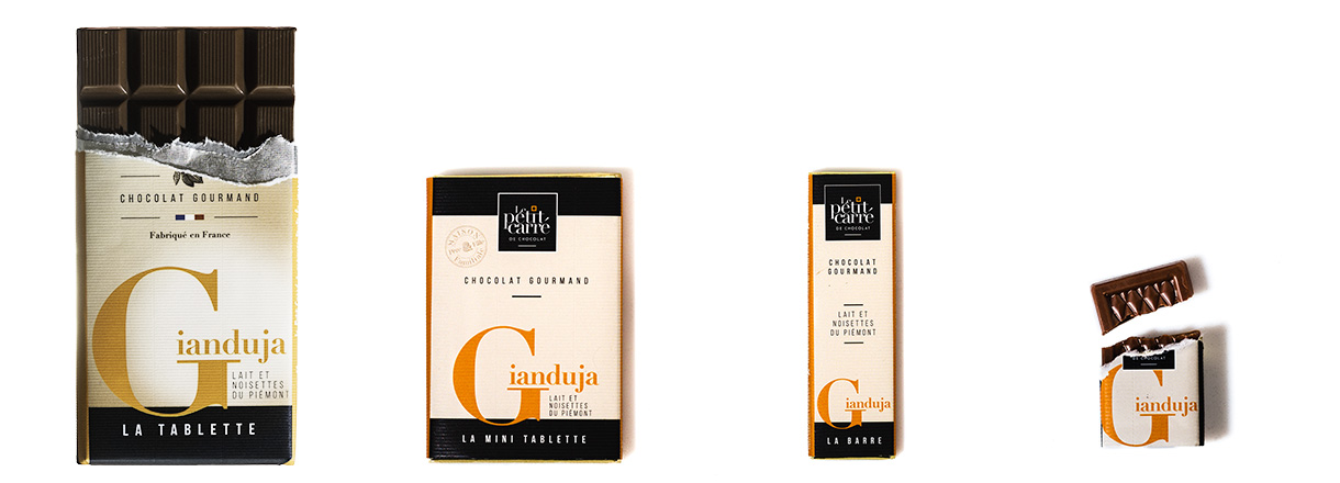 Gamme chocolat gianduja