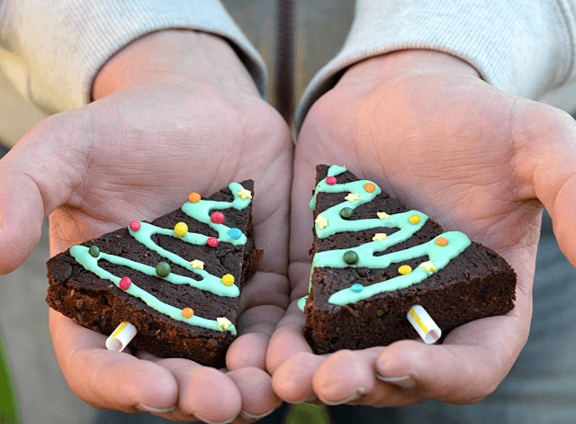 Brownies sapin Noël