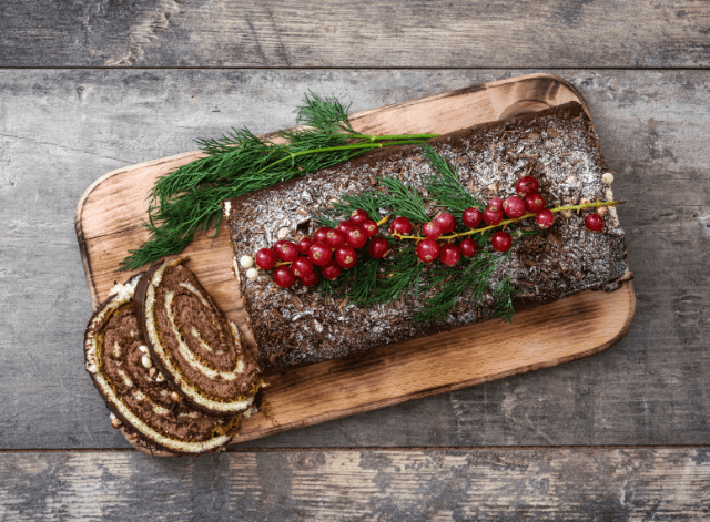 buche de Noël chocolat