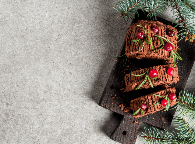 buche de Noël végan chocolat