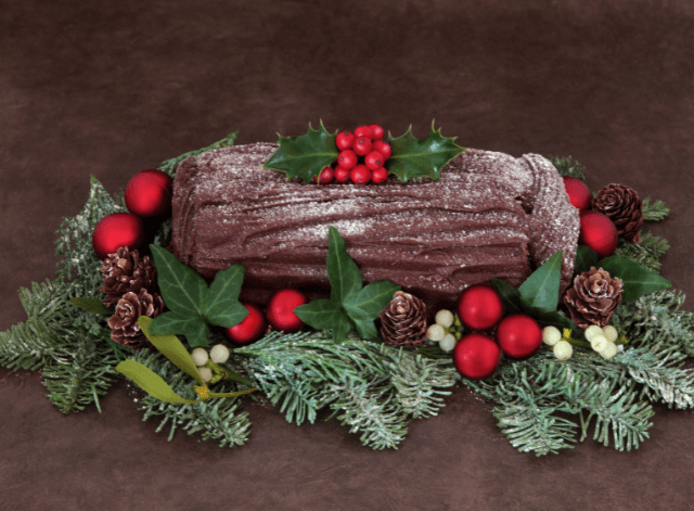 buche de Noël glacée