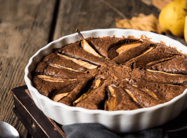 Clafoutis pomme chocolat