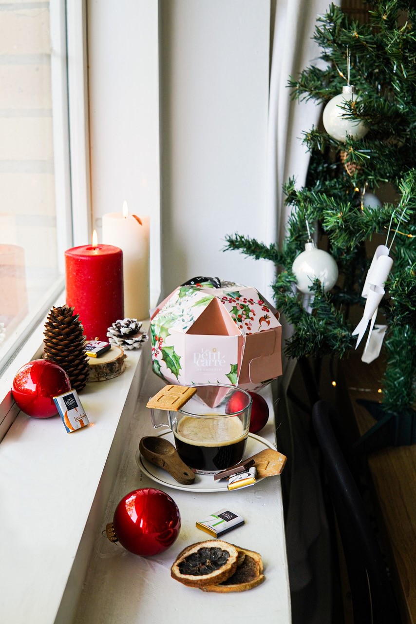 boule de Noël chocolat