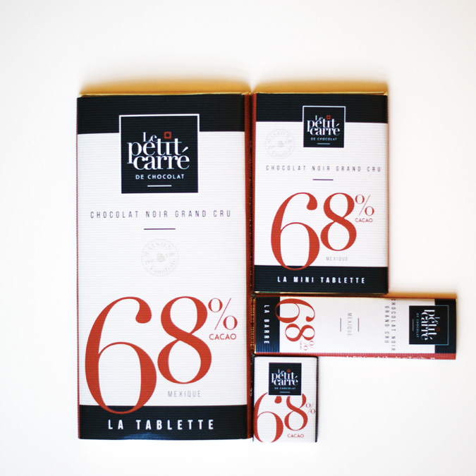 Chocolat 68% Origine Mexique Gamme chocolat 68 mexique le petit carre de chocolat