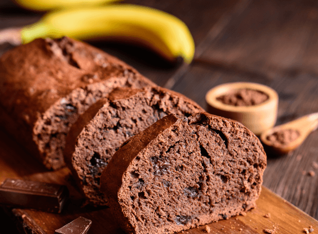 Gâteau chocolat banane