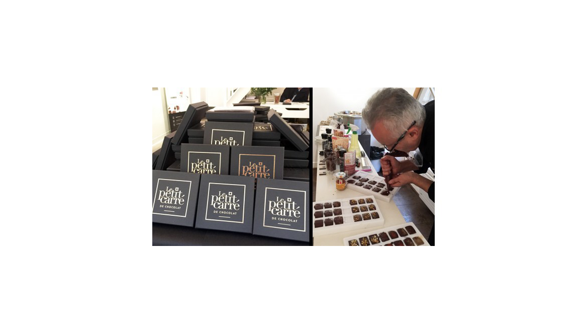 Lancement le petit carré de chocolat